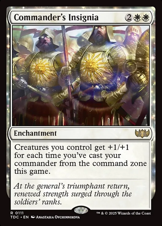 2025 Tarkir: Dragonstorm Commander Commander's Insignia #111 rare card image