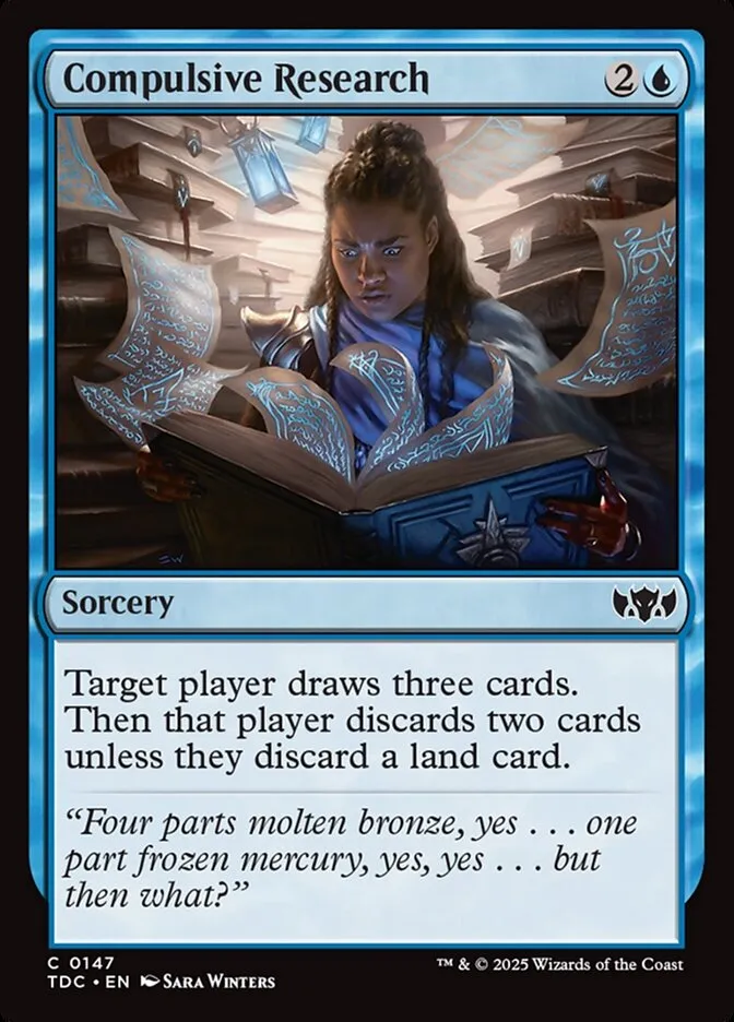 2025 Tarkir: Dragonstorm Commander Compulsive Research #147 common card image