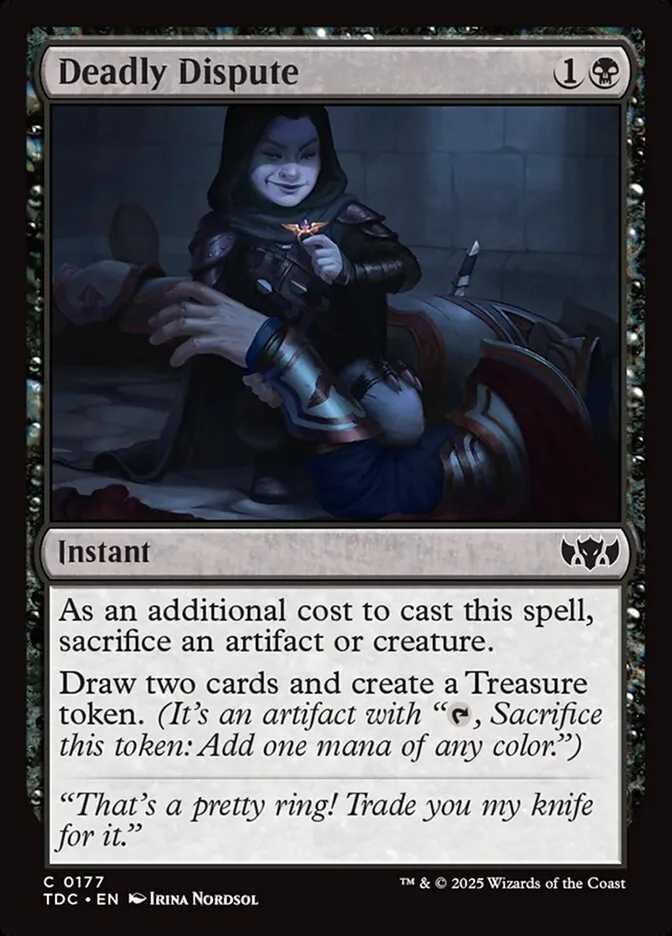 2025 Tarkir: Dragonstorm Commander Deadly Dispute #177 common card image