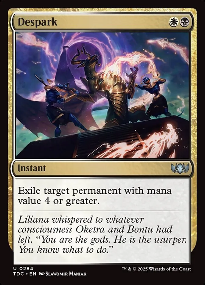 2025 Tarkir: Dragonstorm Commander Despark #284 uncommon card image