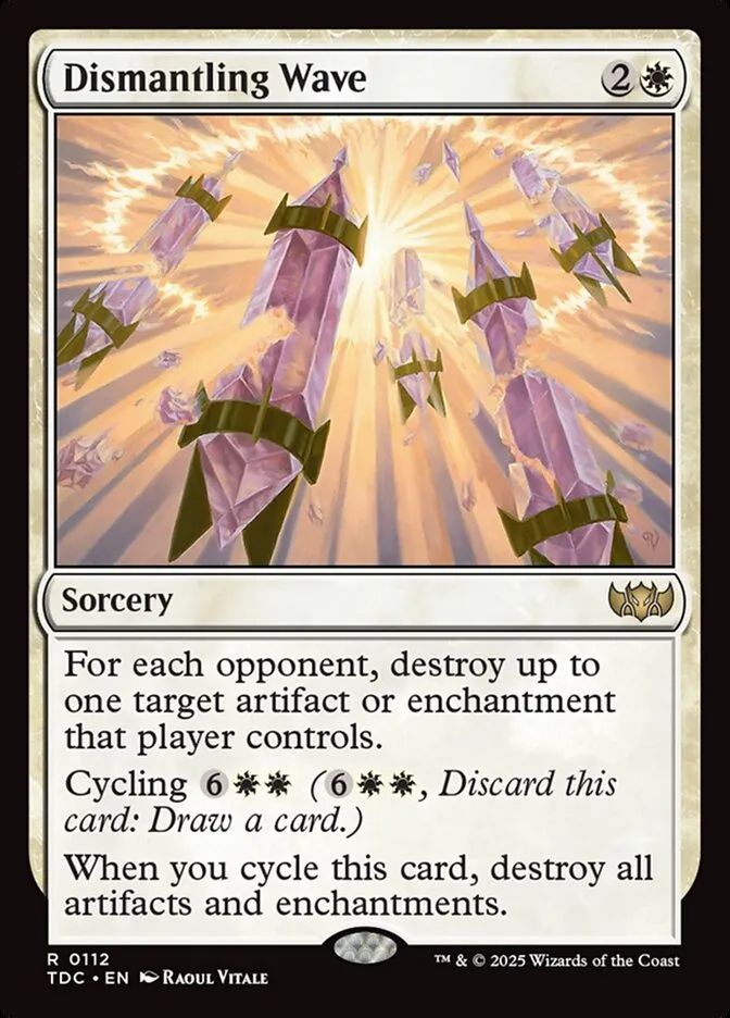 2025 Tarkir: Dragonstorm Commander Dismantling Wave #112 rare card image