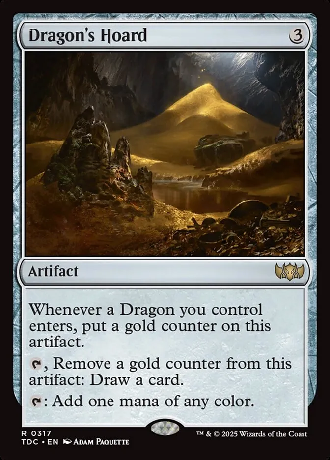 2025 Tarkir: Dragonstorm Commander Dragon's Hoard #317 rare card image
