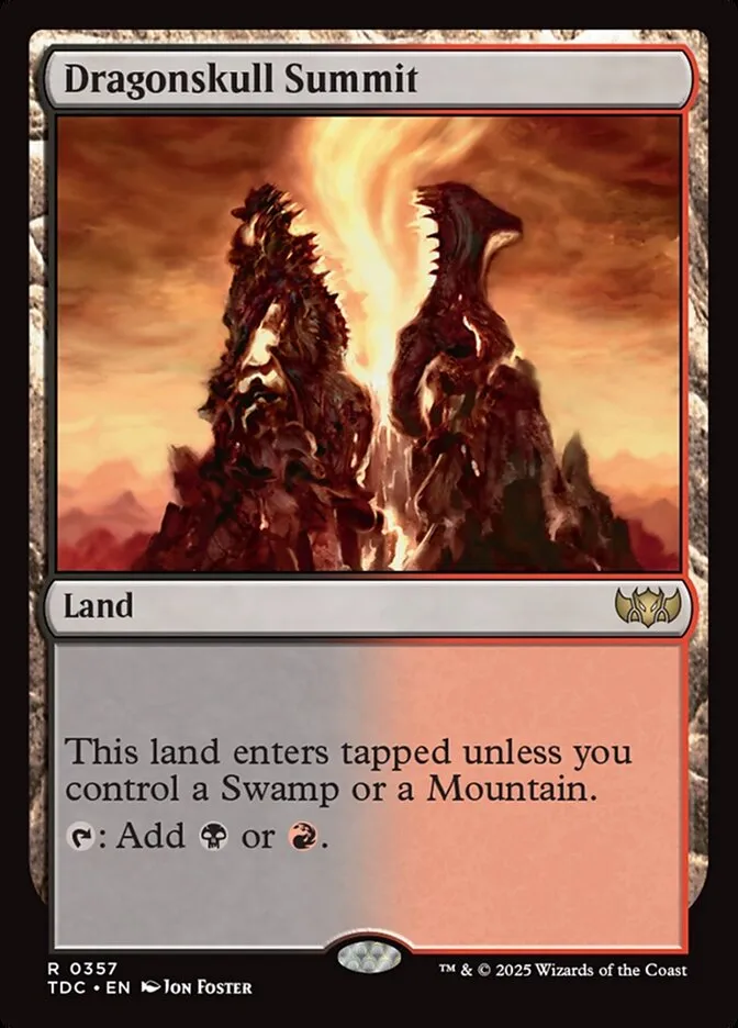 2025 Tarkir: Dragonstorm Commander Dragonskull Summit #357 rare card image