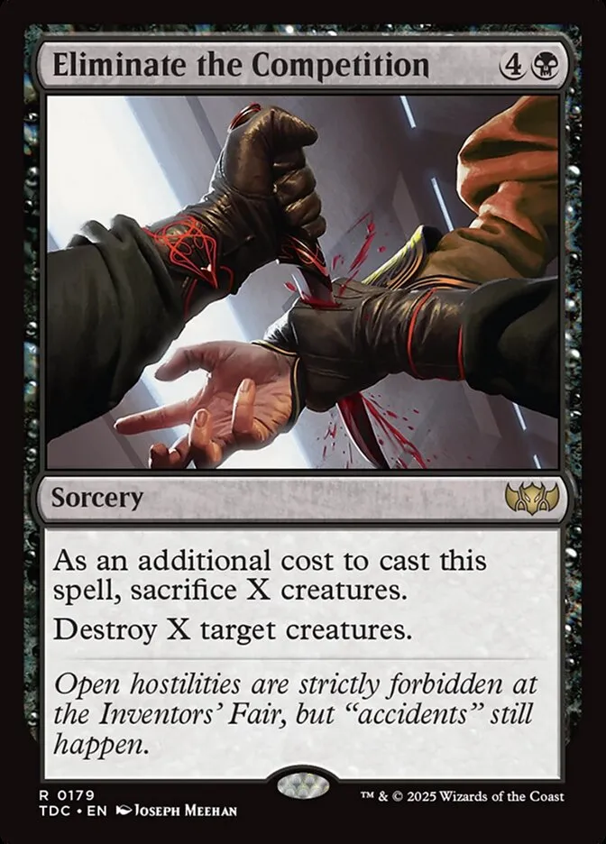 2025 Tarkir: Dragonstorm Commander Eliminate the Competition #179 rare card image