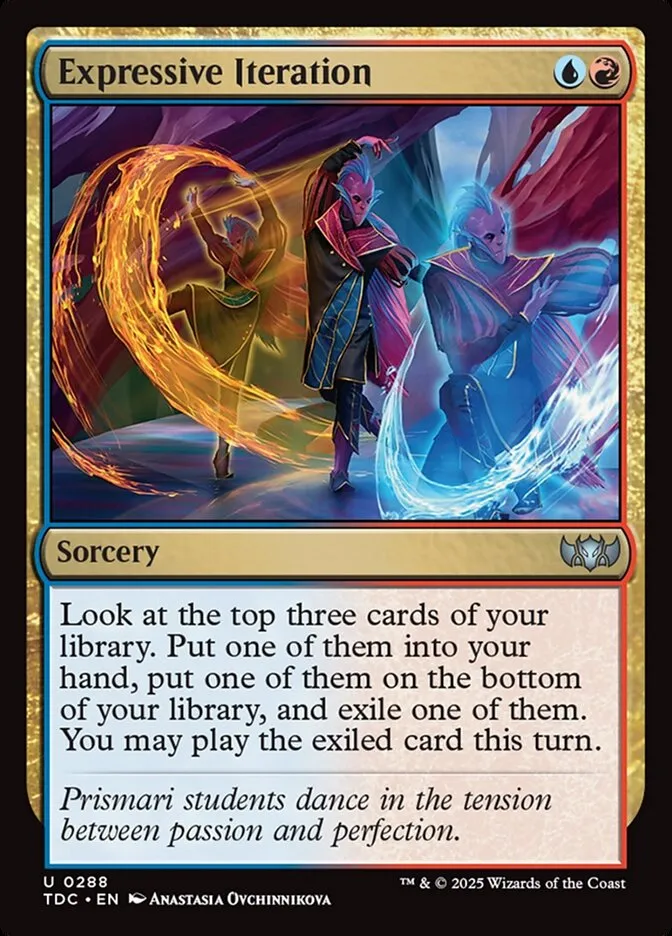 2025 Tarkir: Dragonstorm Commander Expressive Iteration uncommon #288 uncommon card image