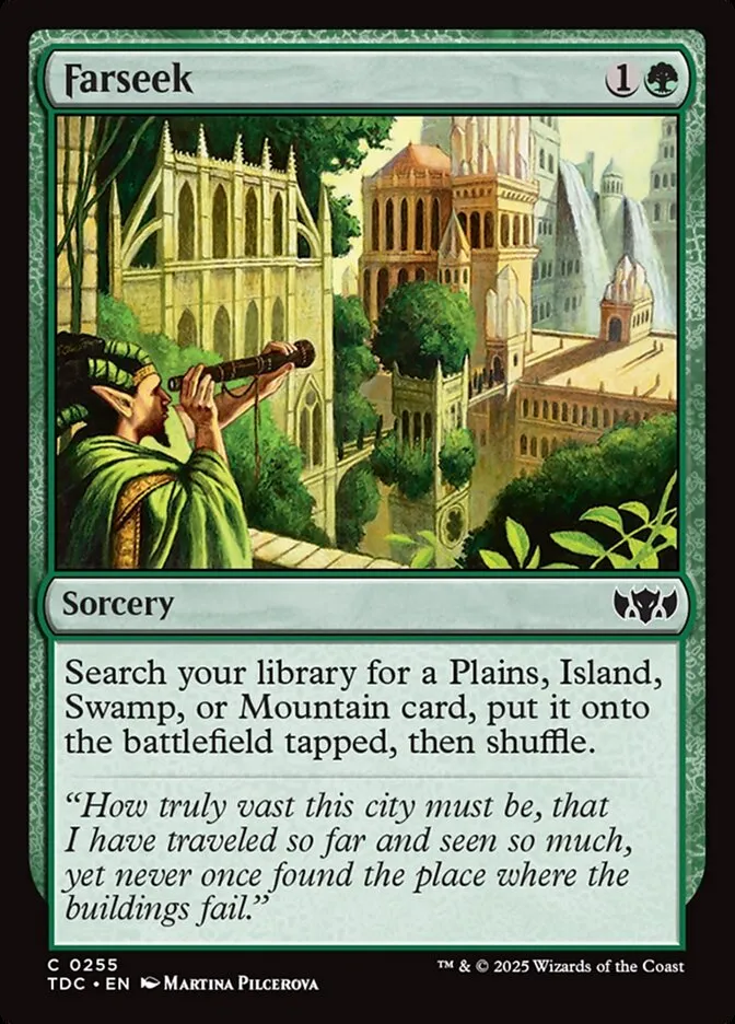 2025 Tarkir: Dragonstorm Commander Farseek #255 common card image