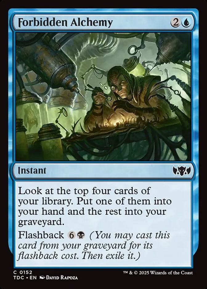 2025 Tarkir: Dragonstorm Commander Forbidden Alchemy #152 common card image