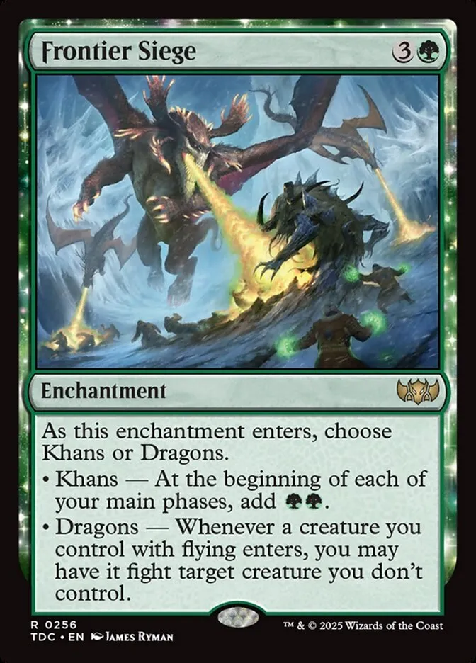 2025 Tarkir: Dragonstorm Commander Frontier Siege #256 rare card image