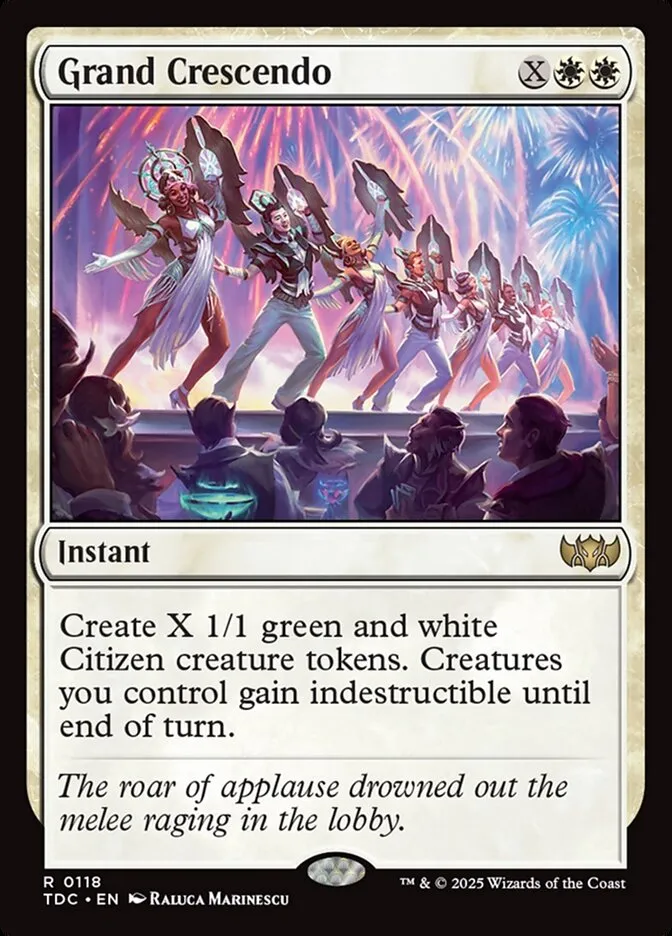 2025 Tarkir: Dragonstorm Commander Grand Crescendo #118 rare card image