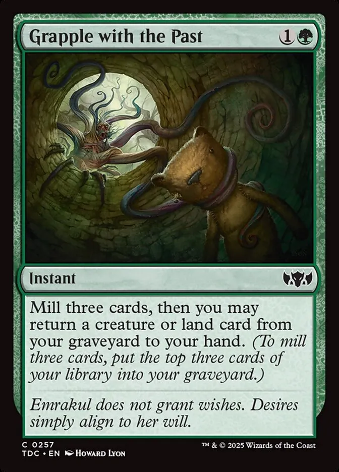 2025 Tarkir: Dragonstorm Commander Grapple with the Past #257 common card image