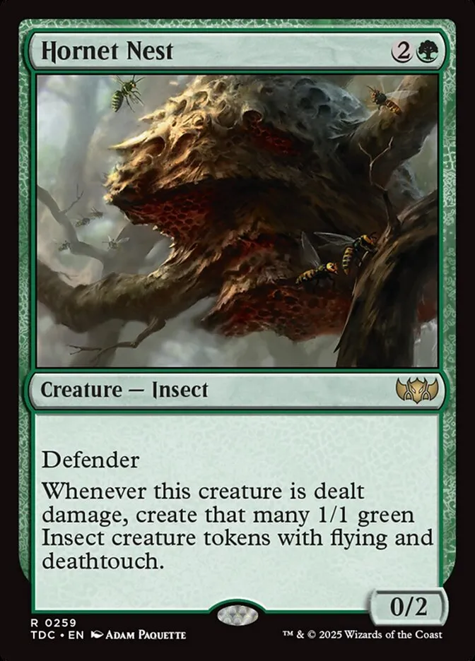 2025 Tarkir: Dragonstorm Commander Hornet Nest #259 rare card image