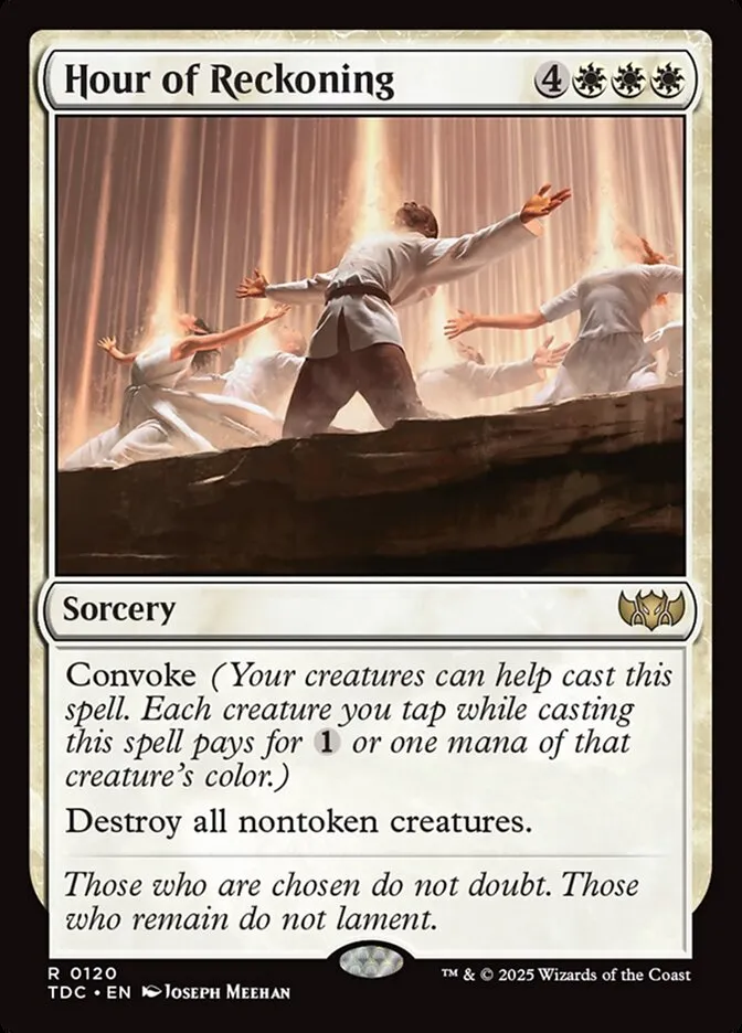 2025 Tarkir: Dragonstorm Commander Hour of Reckoning #120 rare card image
