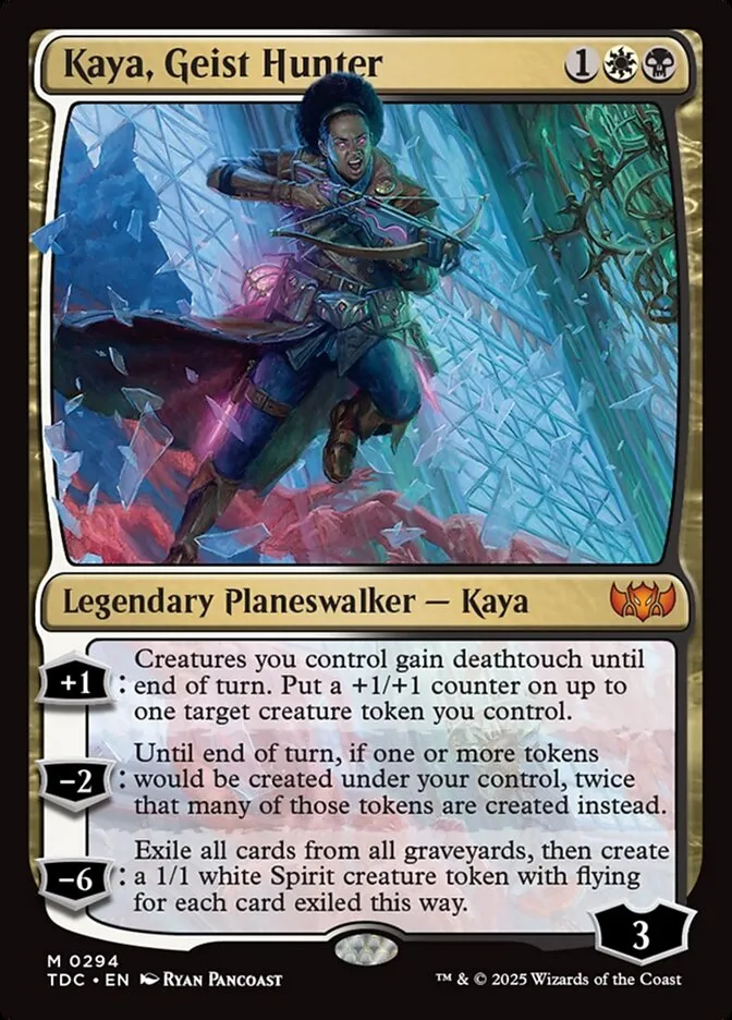 2025 Tarkir: Dragonstorm Commander Kaya, Geist Hunter #294 mythic card image