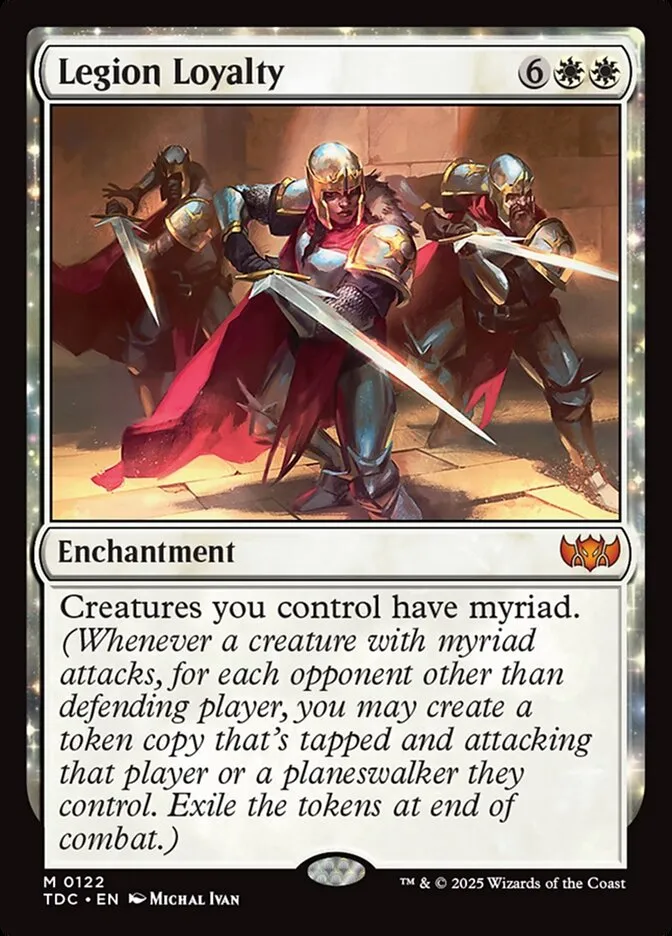 2025 Tarkir: Dragonstorm Commander Legion Loyalty #122 mythic card image