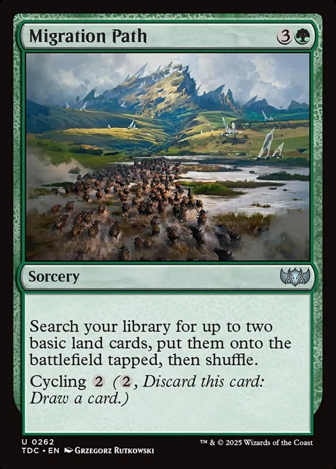 2025 Tarkir: Dragonstorm Commander Migration Path uncommon #262 uncommon card image