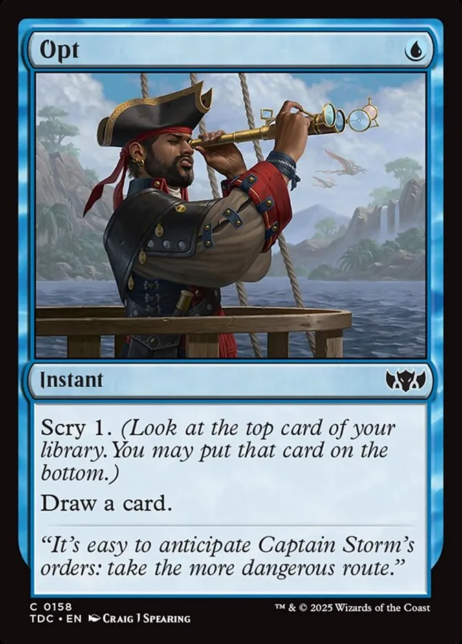 2025 Tarkir: Dragonstorm Commander Opt common #158 common card image