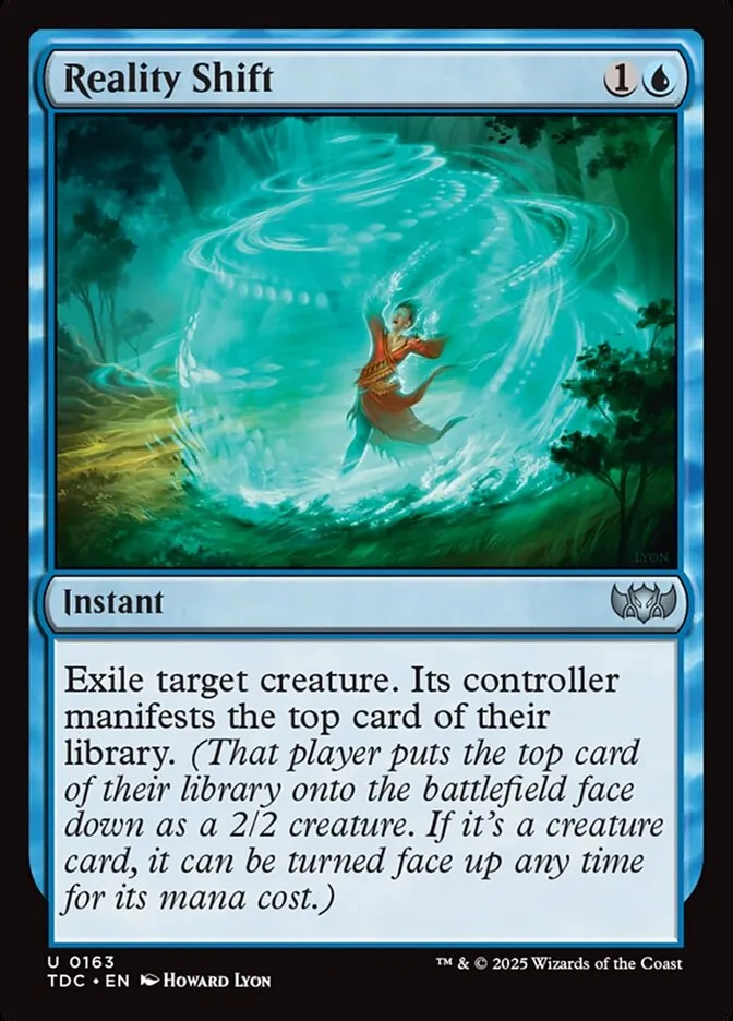 2025 Tarkir: Dragonstorm Commander Reality Shift uncommon #163 uncommon card image