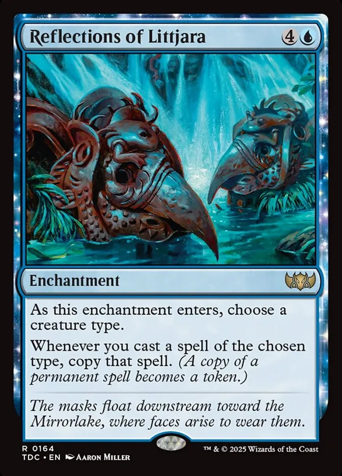 2025 Tarkir: Dragonstorm Commander Reflections of Littjara #164 rare card image