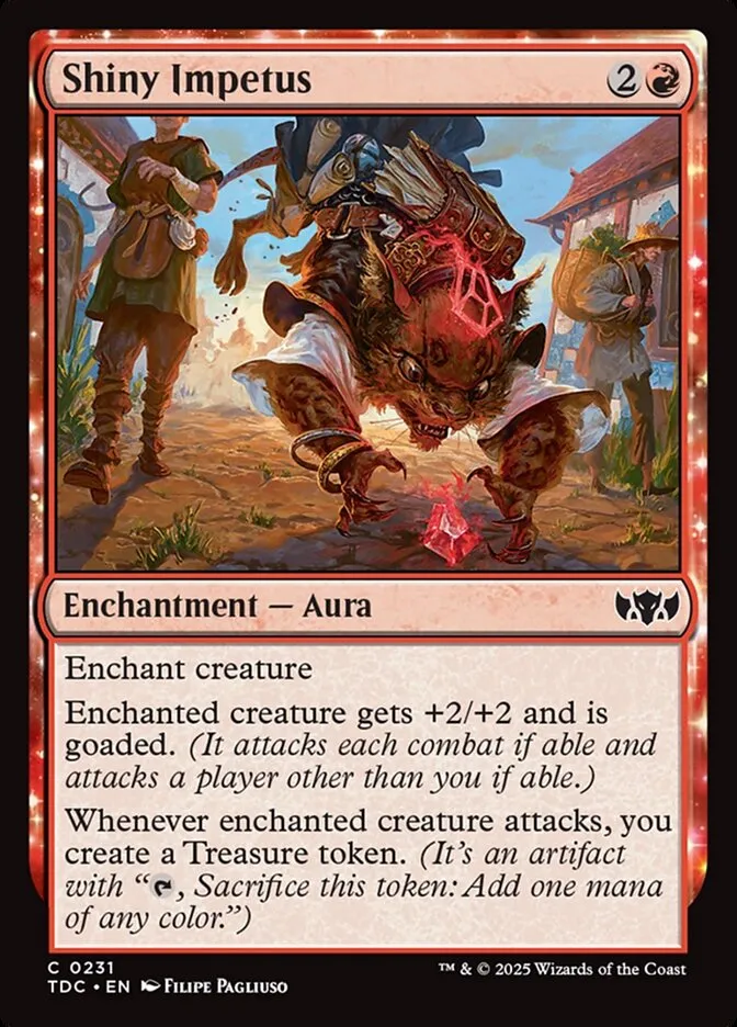 2025 Tarkir: Dragonstorm Commander Shiny Impetus #231 common card image