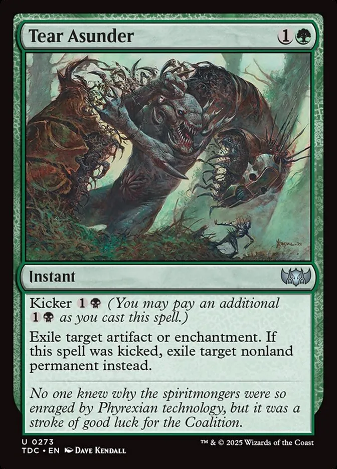 2025 Tarkir: Dragonstorm Commander Tear Asunder #273 uncommon card image