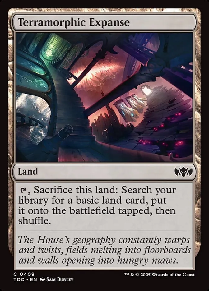 2025 Tarkir: Dragonstorm Commander Terramorphic Expanse #408 common card image