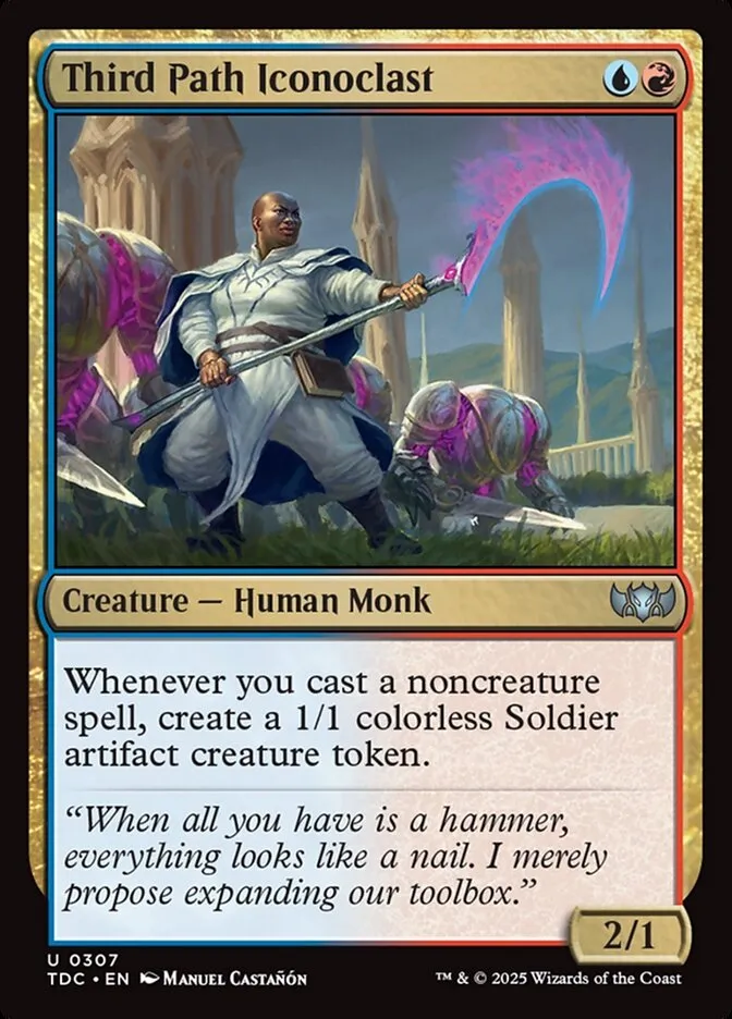 2025 Tarkir: Dragonstorm Commander Third Path Iconoclast uncommon #307 uncommon card image