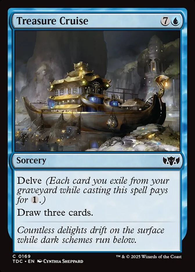 2025 Tarkir: Dragonstorm Commander Treasure Cruise #169 common card image