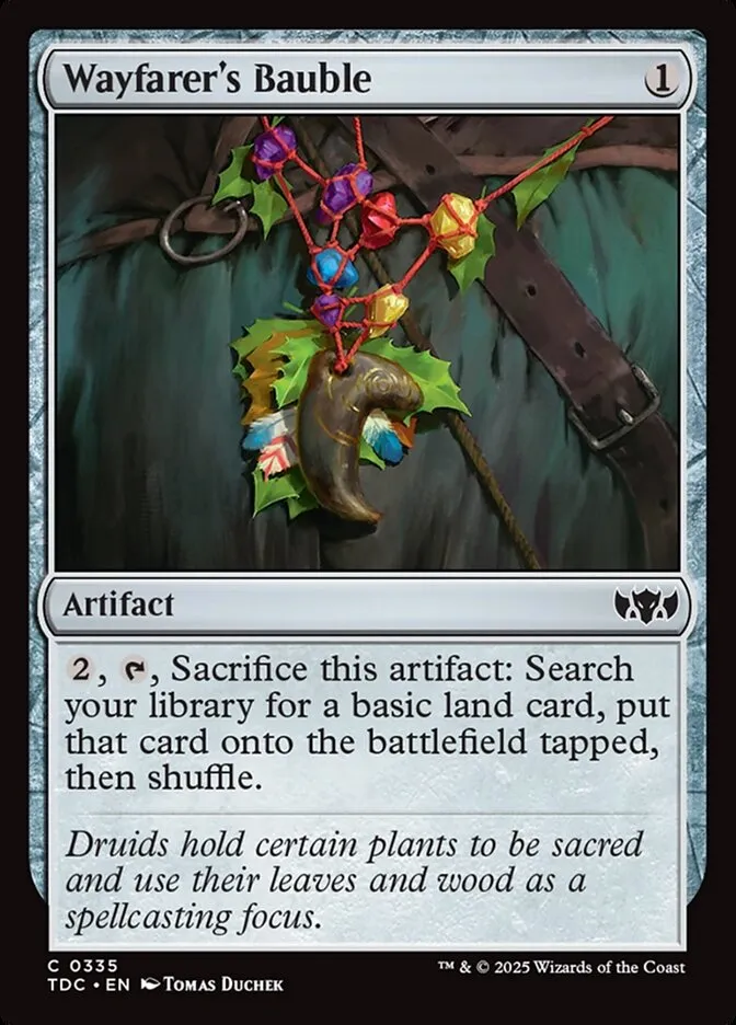 2025 Tarkir: Dragonstorm Commander Wayfarer's Bauble #335 common card image