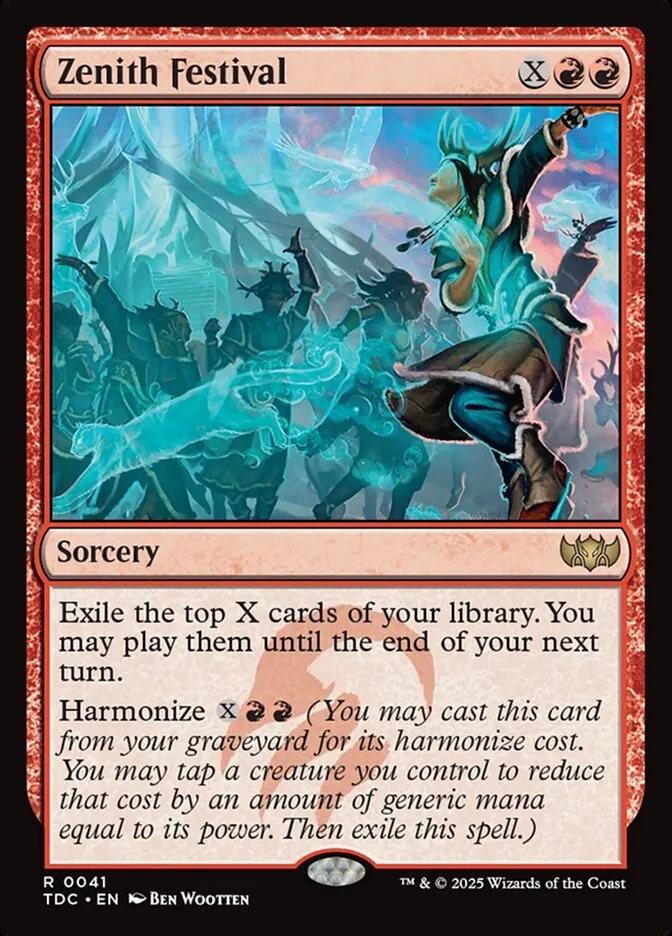 2025 Tarkir: Dragonstorm Commander Zenith Festival #41 rare card image