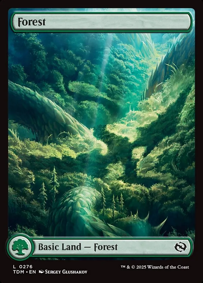 2025 Tarkir: Dragonstorm Forest common #276 common card image