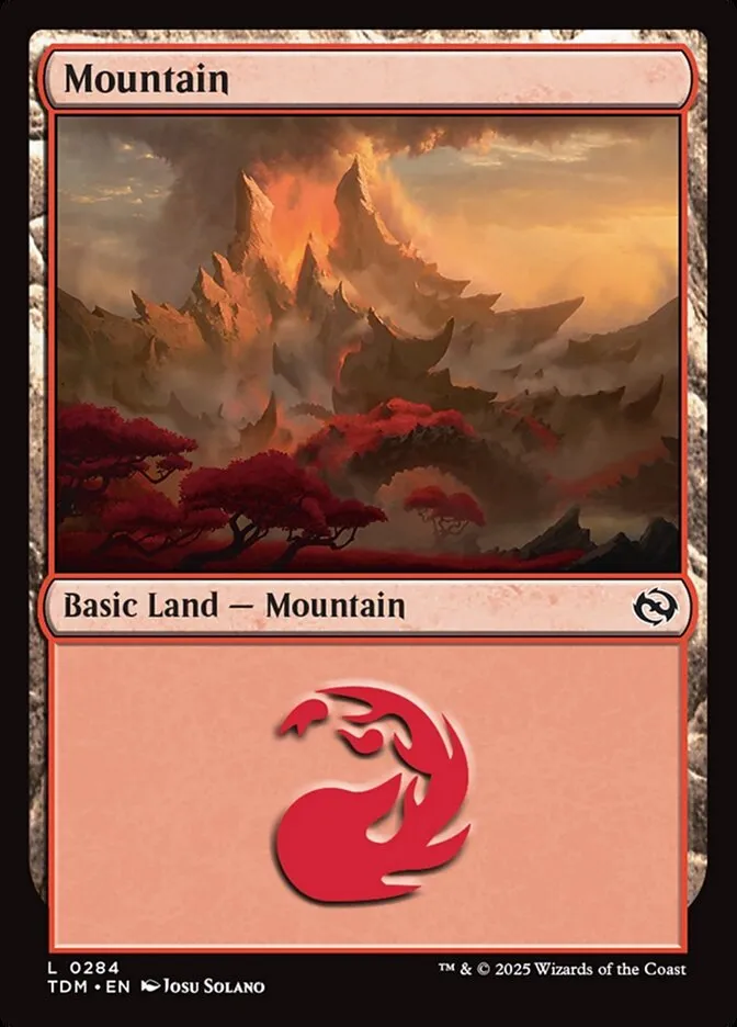2025 Tarkir: Dragonstorm Mountain common #284 common card image