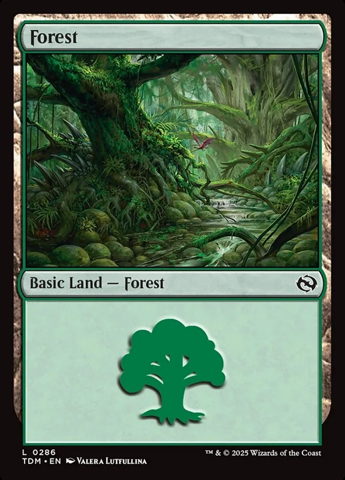 2025 Tarkir: Dragonstorm Forest common #286 common card image