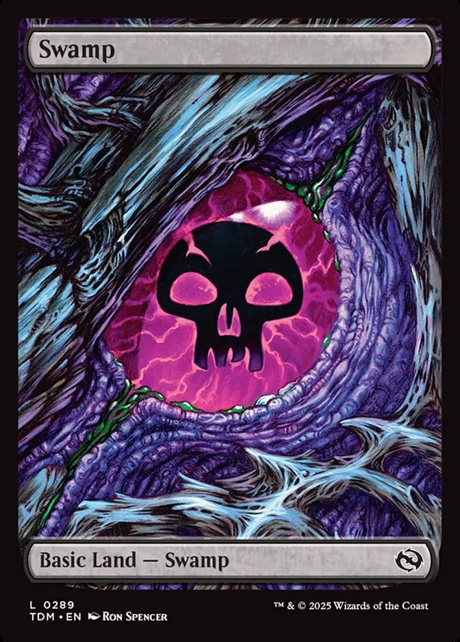 2025 Tarkir: Dragonstorm Swamp [Dragon Eye] common #289 common card image