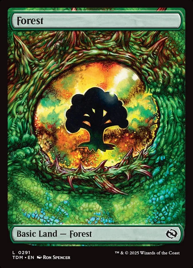 2025 Tarkir: Dragonstorm Forest common #291 common card image
