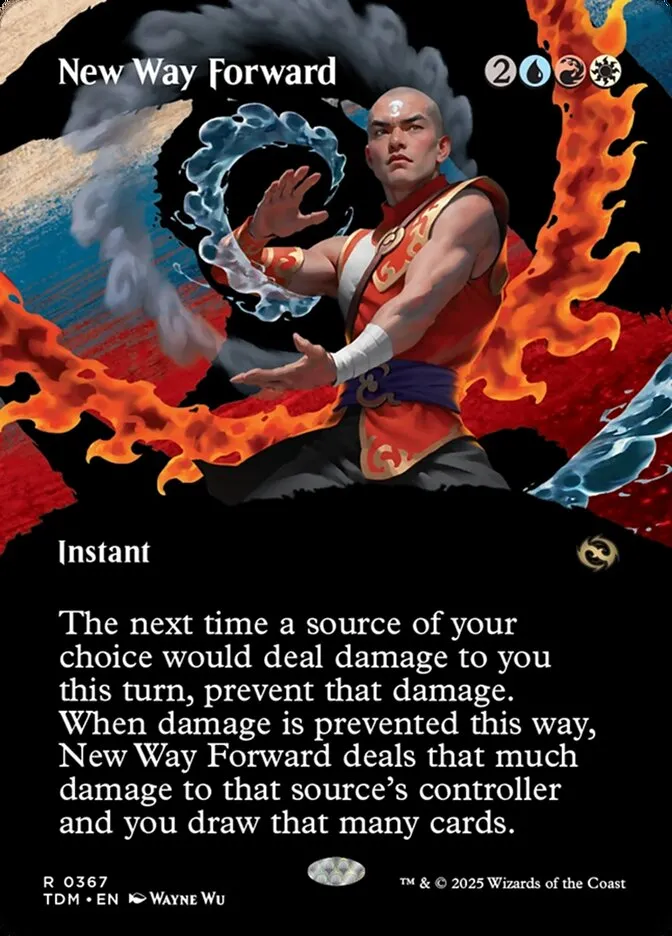 2025 Tarkir: Dragonstorm New Way Forward [Borderless] rare #367 rare card image
