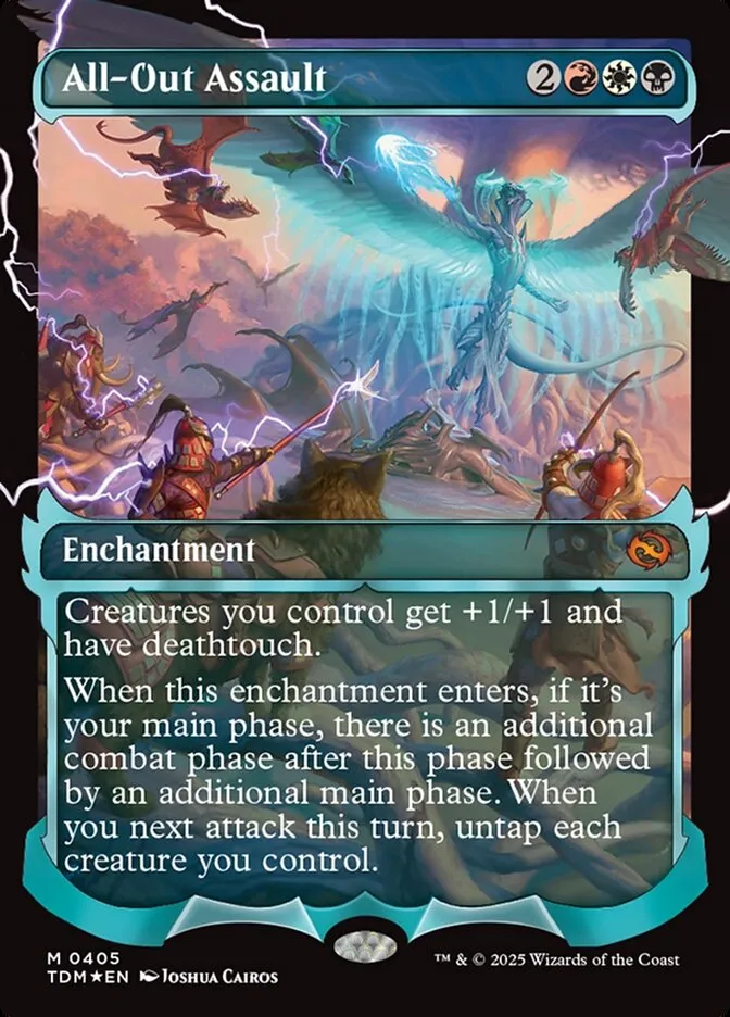 2025 Tarkir: Dragonstorm All-Out Assault [Showcase] mythic #405 mythic card image