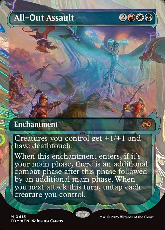 2025 Tarkir: Dragonstorm All-Out Assault [Showcase] mythic #415 mythic card image