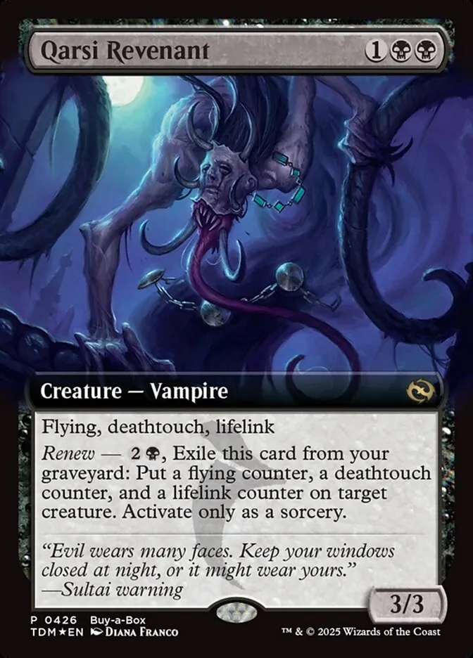 2025 Tarkir: Dragonstorm Qarsi Revenant #426 rare card image