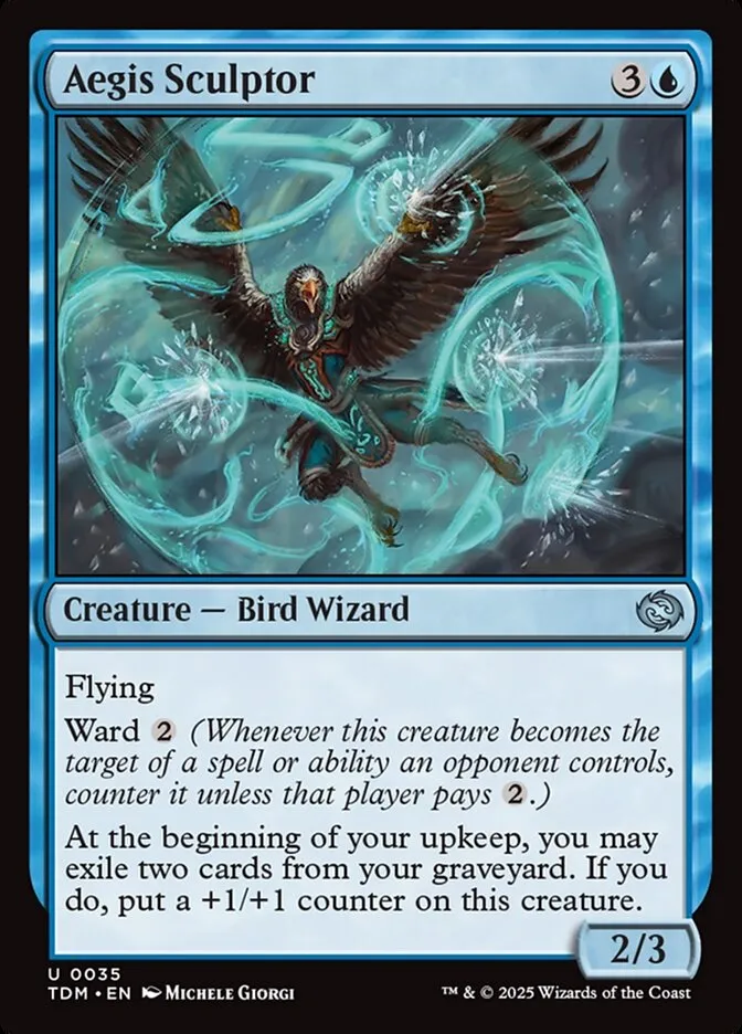 2025 Tarkir: Dragonstorm Aegis Sculptor uncommon #35 uncommon card image