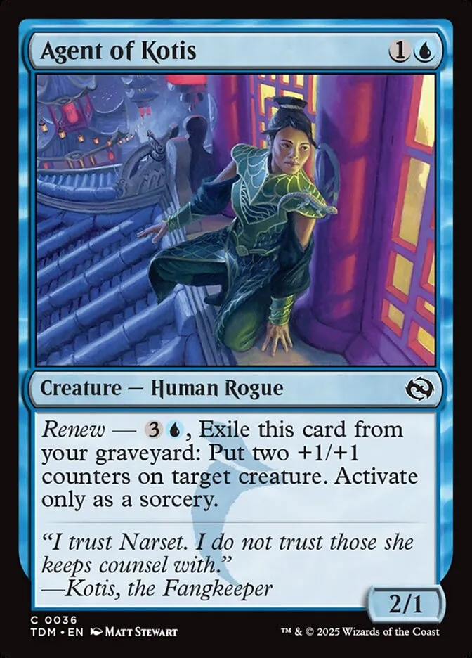 2025 Tarkir: Dragonstorm Agent of Kotis common #36 common card image