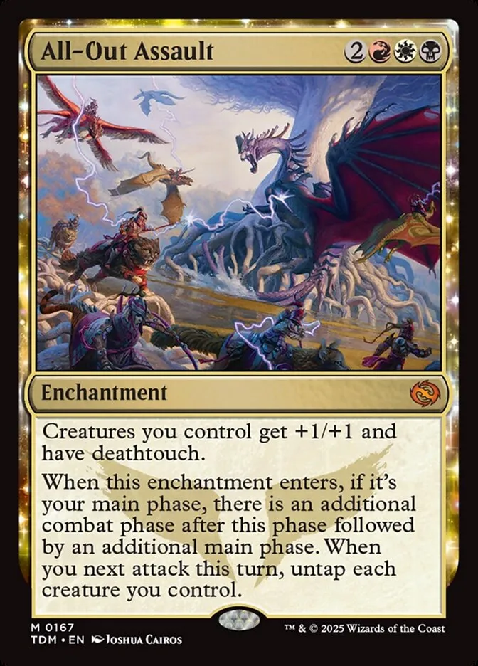 2025 Tarkir: Dragonstorm All-Out Assault #167 mythic card image