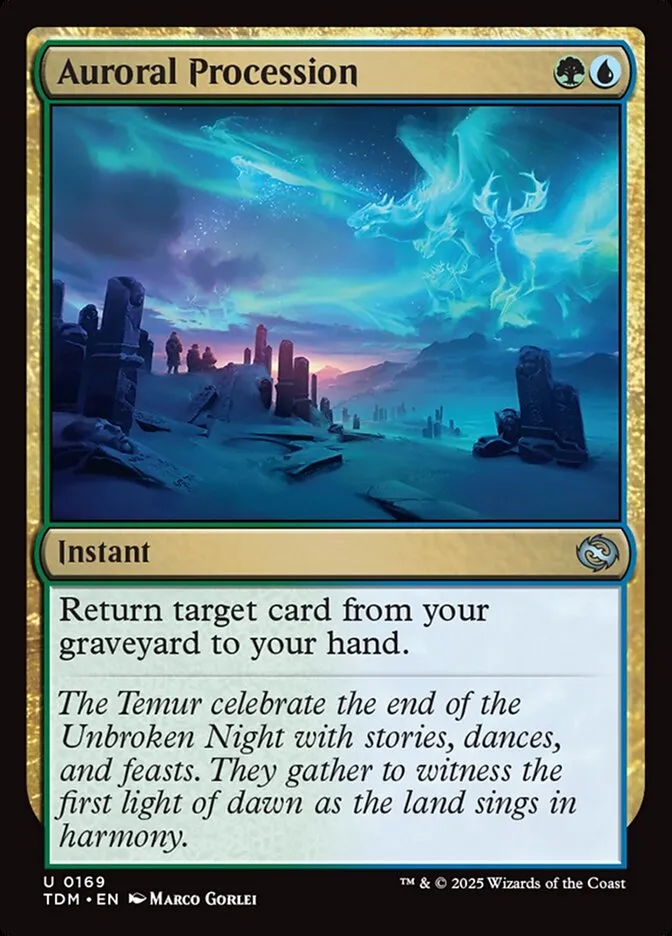 2025 Tarkir: Dragonstorm Auroral Procession #169 uncommon card image