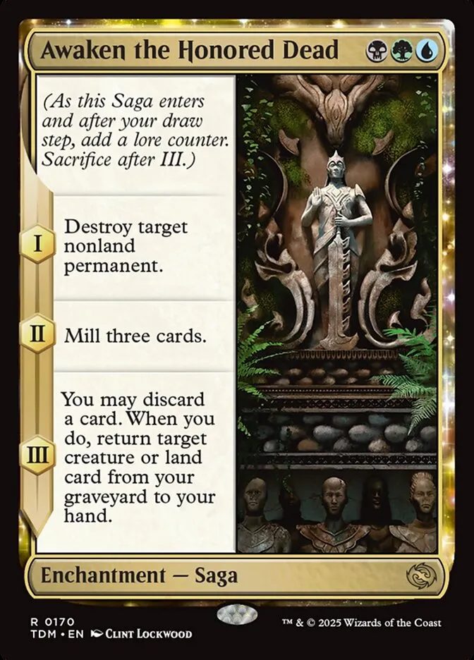 2025 Tarkir: Dragonstorm Awaken the Honored Dead #170 rare card image