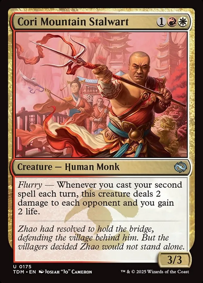 2025 Tarkir: Dragonstorm Cori Mountain Stalwart #175 uncommon card image