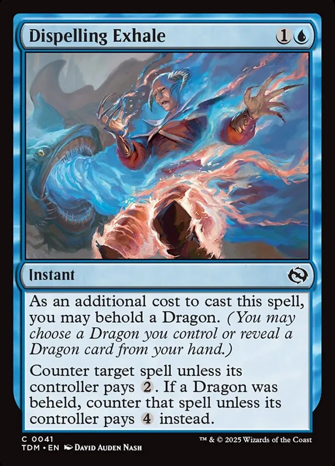 2025 Tarkir: Dragonstorm Dispelling Exhale common #41 common card image