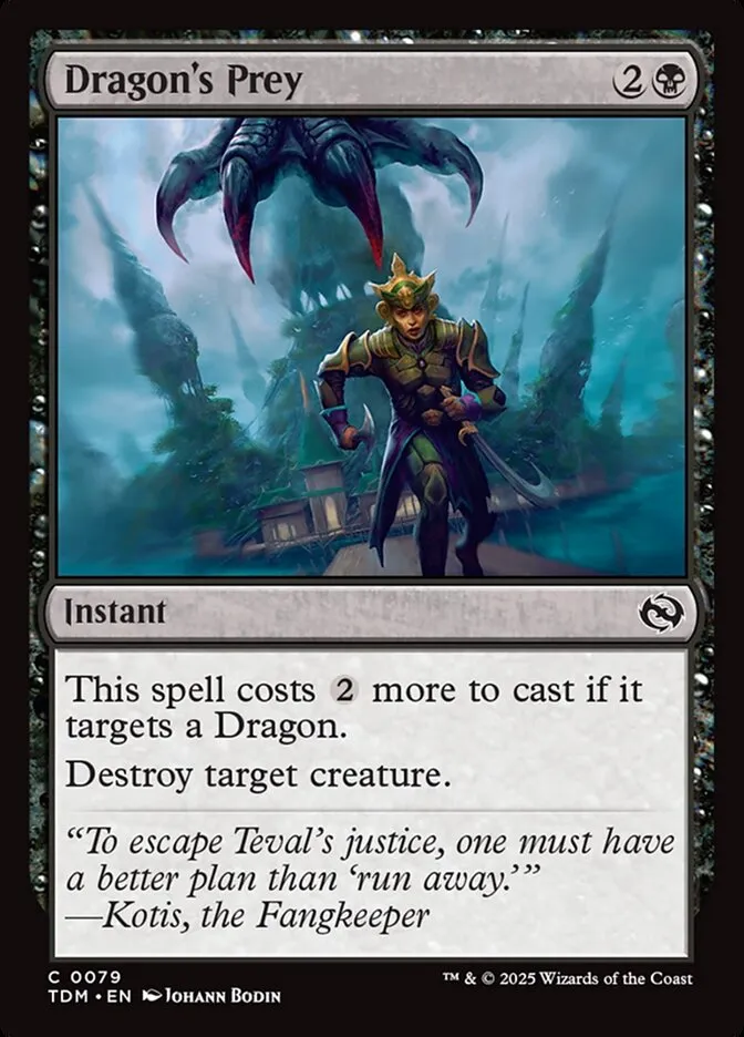 2025 Tarkir: Dragonstorm Dragon's Prey common #79 common card image