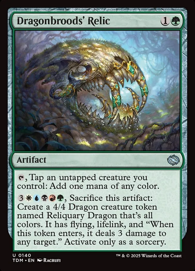 2025 Tarkir: Dragonstorm Dragonbroods' Relic #140 uncommon card image