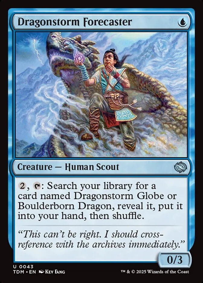 2025 Tarkir: Dragonstorm Dragonstorm Forecaster uncommon #43 uncommon card image