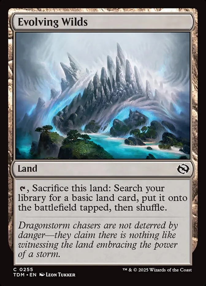 2025 Tarkir: Dragonstorm Evolving Wilds common #255 common card image