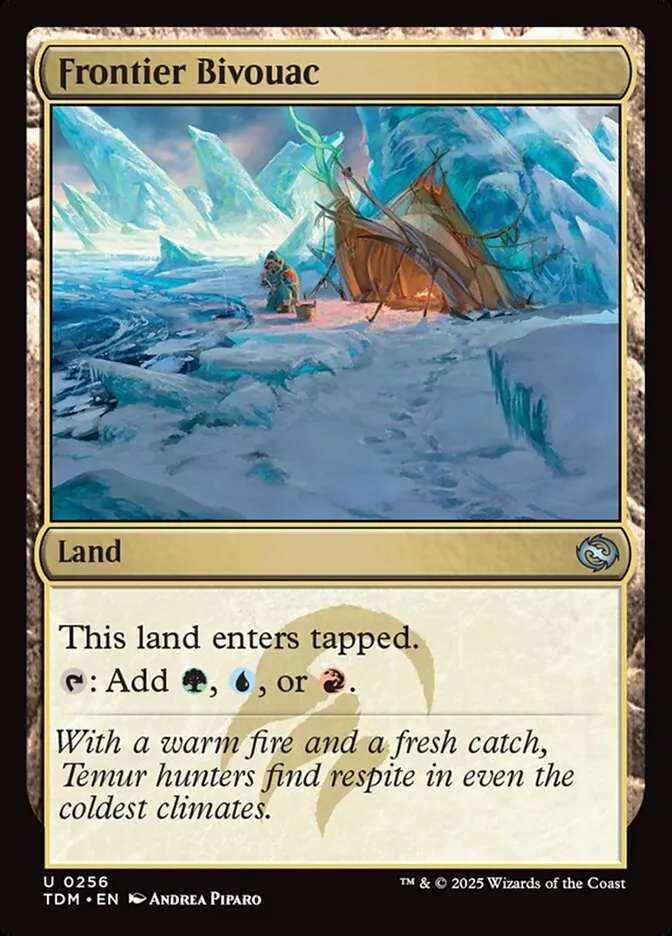 2025 Tarkir: Dragonstorm Frontier Bivouac #256 uncommon card image